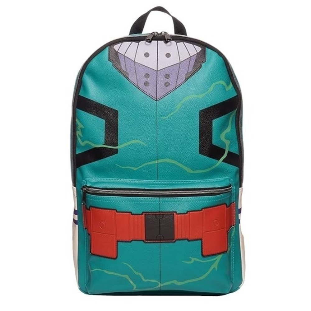 My Hero Academia "Deku" Glow Cosplay 18" Full Size School Backpack Loungefly NWT